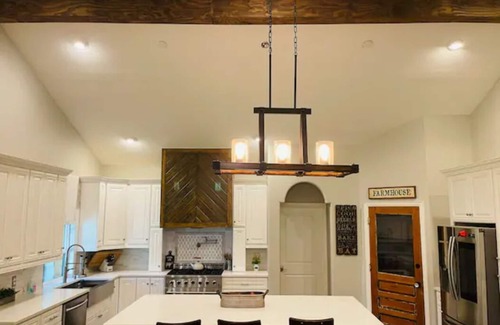 Kenefick Other | Dayton Farmhouse: 4BR, WiFi, 1 Acre, Porch, 8 Beds