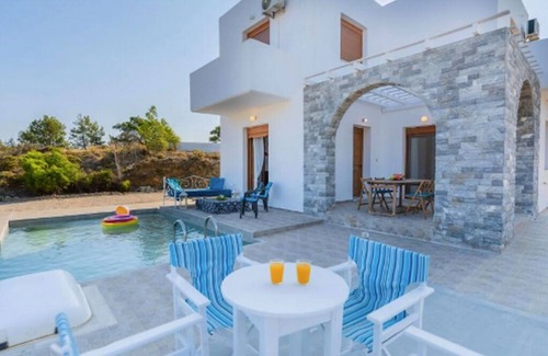 Kiotari Villa | Dazzling Rodos Villa | Villa Éomer | 2 Bedrooms | Private Outdoor Pool with.