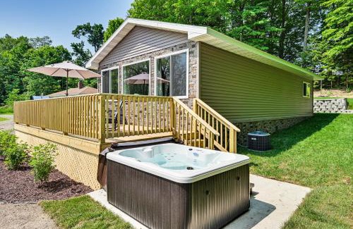 Hartford House | Deck, Dock and Hot Tub Lakeside Retreat in Michigan