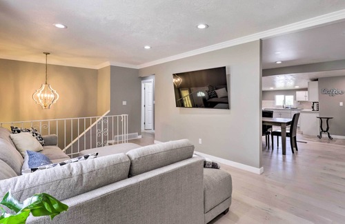 Magna Apartment | Deck + Yard: Pet-Friendly Apartment in Magna!