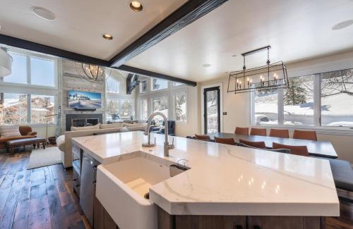 Empire Pass House | Deer Valley luxury home, outdoor seating, hot tub
