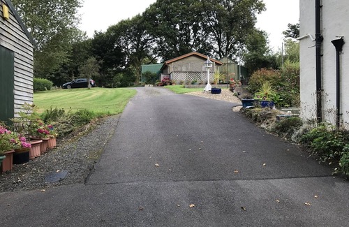 Margam Ski Chalet | Delightful Log Cabin, ideal for visiting the Brecon Beacons and Gower peninsula
