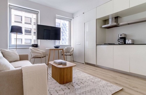 Theater District Apartment | Delightful Midtown West 1BR w/Gym & W/D, nr Bryant Park, by Blueground