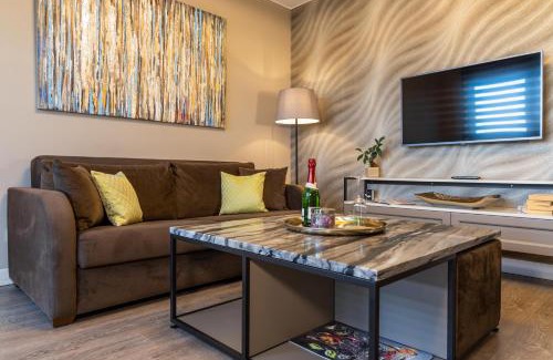 Wiederitzsch Apartment | Deluxe Apartment mit Tiefgarage in Nähe Messe-BMW-Porsche-DHL-Flughafen-Flugzeugwerk der Deutsche Aircraft