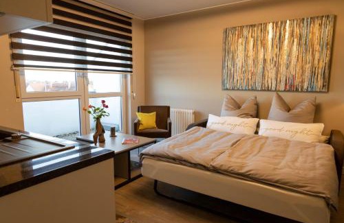 Wiederitzsch Apartment | Deluxe Apartment mit Tiefgarage in Nähe Messe-BMW-Porsche-DHL-Flughafen-Flugzeugwerk der Deutsche Aircraft
