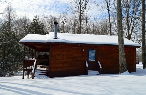 Eckerty Cabin | Deluxe Cabin 15 with HOT TUB Located on Patoka Lake in Southern Indiana