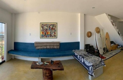 Lobitos Apartment | Deluxe Double Room with Balcony and Sea View