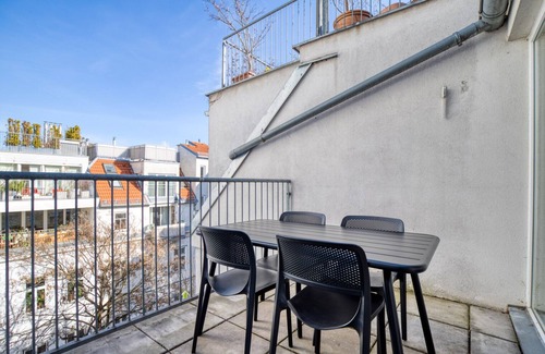 Josefstadt Apartment | Deluxe Josefstadt 2BR w/Balcony & Elevator, nr Tram 2, by Blueground
