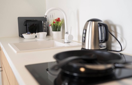 Wieseck Condo | Deluxe Suite | Living+Workplace