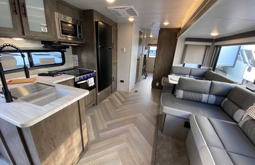Jacumba RV Rental | Desert Tiny Home B39: Perfect Mix of Desert Adventure & Relaxation