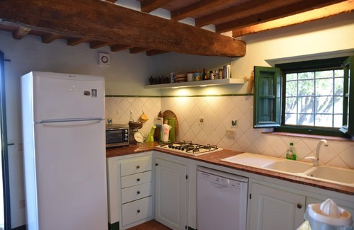 Guardistallo House | detached Cottage with garden and breathtaking view to the seaside and Tuscan hil