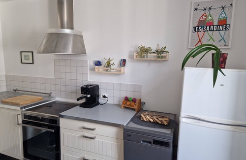 Douarnenez Apartment | Direct beach access, duplex 3 bedrooms, 4 beds, 5/6 persons