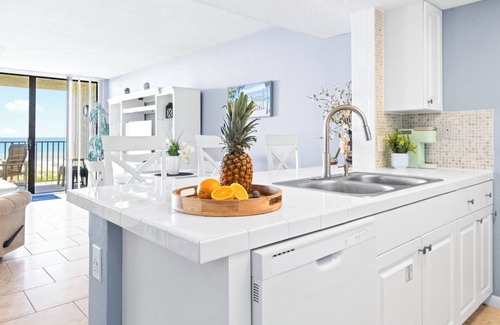 Port Canaveral Condo | Direct Oceanfront Bliss Condo W/Heated Pool, Hot Tub, BBQ Grill, Tennis & Basketball Courts!