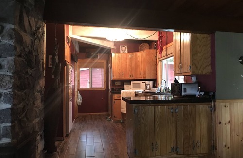 Lyon Mountain Cabin | Direct waterfront overlooking forever wild forest on a hidden dead end street