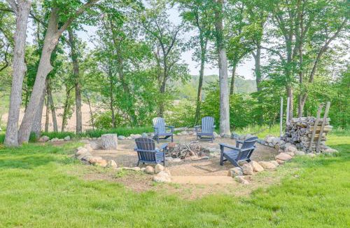 Ashby House | Dock and Furnished Patio Minnesota Lake House