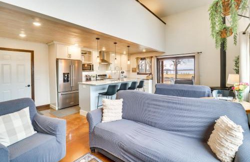 Ashby House | Dock and Furnished Patio Minnesota Lake House