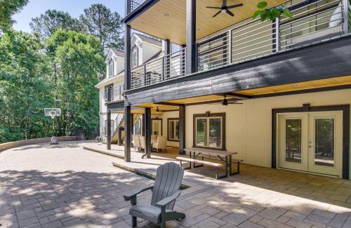 Rock Hill House | Dock and Home Theater Pet-Friendly Lake Wylie Home