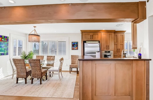 Bethune Beach House | Dog-friendly beachfront home with beach access, grill, balconies, & ocean views