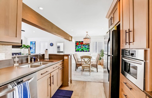 Bethune Beach House | Dog-friendly beachfront home with beach access, grill, balconies, & ocean views