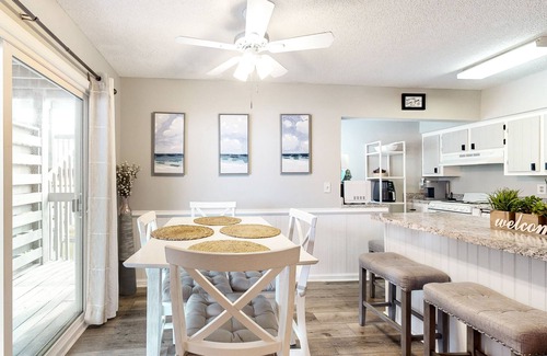 Garden City Condo | Dog-friendly condo with ocean views, large deck, washer/dryer & central AC