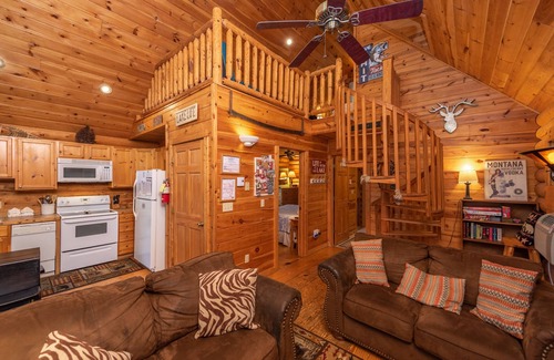 Thayerville Cabin | Dog Friendly Deep Creek Hideaway w/Fireplace