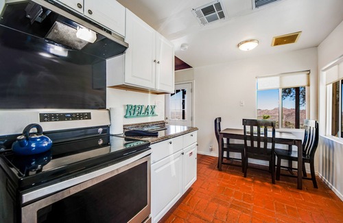 Joshua Tree Highlands House | Dog-friendly desert oasis with mountain views, private cowboy pool, WiFi, & AC