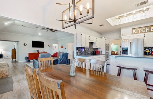 Austin House | Dog-friendly house with private pool, patio, grill, central AC, & washer/dryer