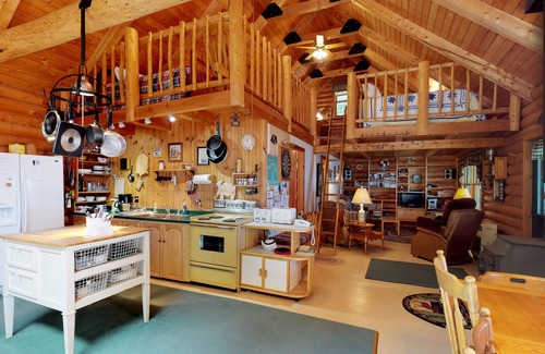 Rockwood Cabin | Dog-Friendly Lakefront Log Cabin with Peaceful Atmosphere, Dock & Boat Launch
