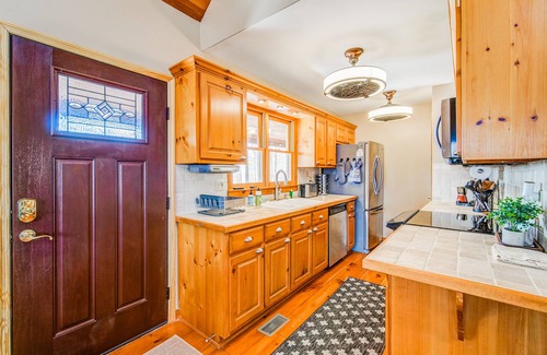 Big Canoe House | Dog-friendly retreat with hot tub, wood fireplace, pool table, & enclosed yard