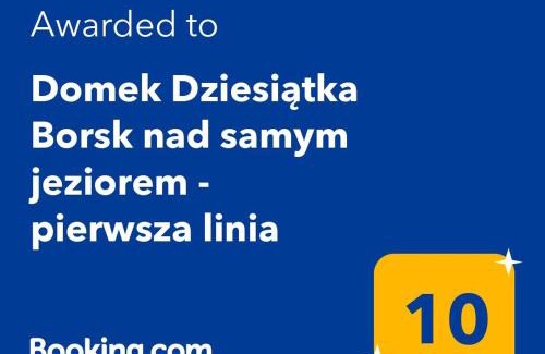 gmina Karsin House | Domek Dziesiątka Borsk nad samym jeziorem - pierwsza linia