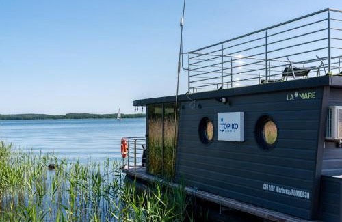 Wegorzewo Cabin | Domek na wodzie Topiko Czarter - Leśna Przystań