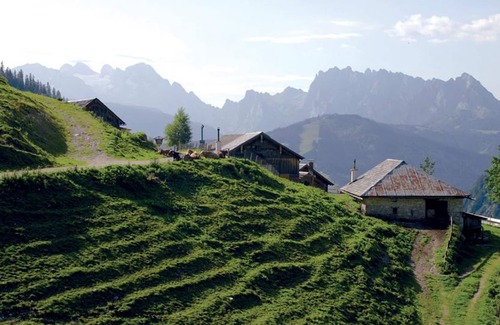 Russbach am Pass Gschuett Apartment | Double room with balcony (half board) - Apart- /Wellnesshotel Dachsteinresort