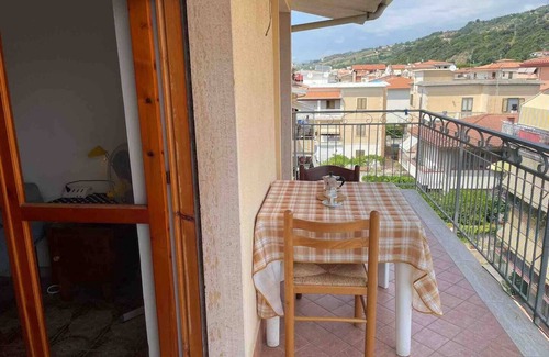 Diamante House | Double Room in Diamante center with balcony and terrace with great view