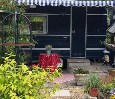 Heligan Bed & Breakfast | Down The Garden Path Vintage Caravan B&B , Dartmoor