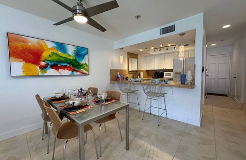 Baristo Condo | Downtown Palm Springs Holiday Loft – New Decor, View Patio, S/W Pools