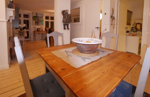 Bolshavn Apartment | Dream apartment in a large park-like hotel garden directly on the Baltic Sea.