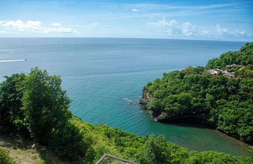 Marigot Bay Apartment | Dream Caribbean Sea Views in Marigot, Saint LucianA wine lovers paradise