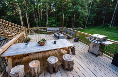 Stratton House | Dream Stratton Forest Cabin with Hot Tub and Fast WiFi