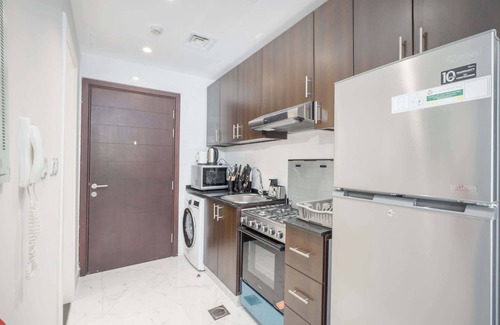 Dubai Apartment | Dubai South Studio for 2 with Swimming Pool!