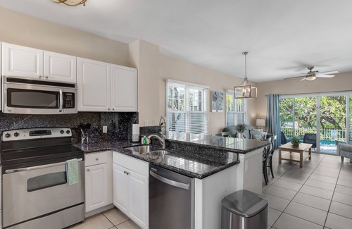 Marathon Villa | Duck Key waterfront villa with private pool, kayak, SUP, washer/dryer & AC