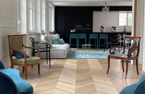 Saint-Quay-Portrieux Apartment | Duplex apartment, in the city center, 30 seconds from the beach, casino district