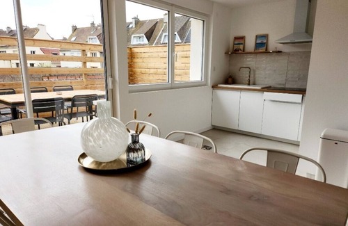 Le Portel Apartment | Duplexe 50 meters from the beach 8 persons