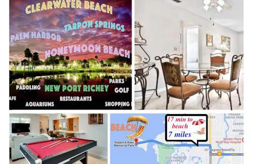 Park Lake Estates House | Easy BNB Close to Beaches, Billiard,Ping-Pong Table, Lanai, Fire Pit, BBQ, Patio, Back Yard