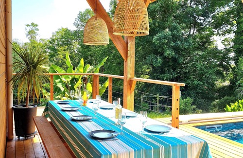 Saint-Laurent-de-Gosse Villa | Eco-lodge Villa on Stilts-Swimming pool/Bikes/Plancha- near Bayonne and Hossegor