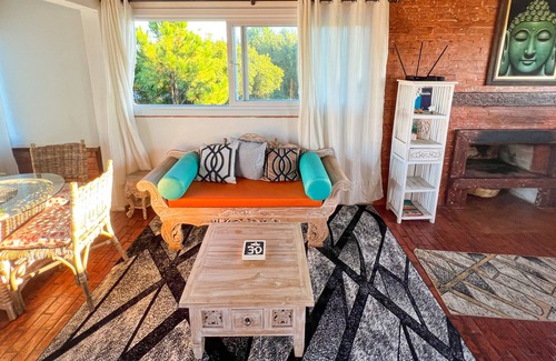 Barra de Ibiraquera Apartment | Eco Loft with grass roof ♥- Stupa Ecovila