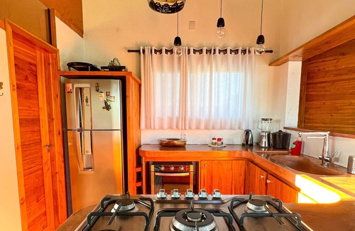 Barra de Ibiraquera Apartment | Eco Loft with grass roof ♥- Stupa Ecovila
