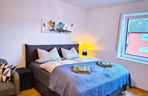 Meppen Apartment | EcoCube 443 - Familie, 2Zimmer, 3Betten, Schlafsofa, Backofen, TV, 6Pers