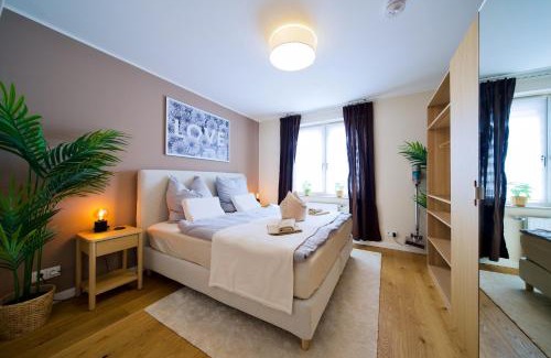 Zwickau Apartment | EDLER WOHNRAUM Schwanenteich-Oase mit Balkon, Kaffeevollautomat, Lift & Parkplatz