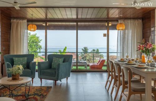 Nerul Villa | Ekostay Gold- Salt Water Villa I Sea View I 200 meters from Beach