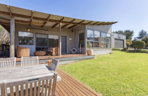 St. Andrews Beach House | Elandra by Ready Set Stay - Outdoor solar heated pool, WIFI, BBQ